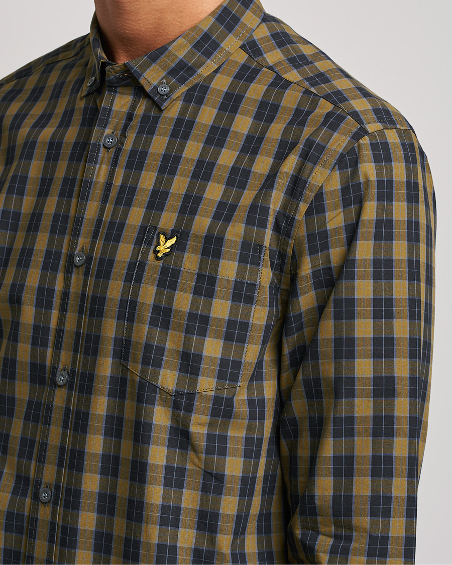 Homme | Chemises | Lyle & Scott | Checked Poplin Shirt Black