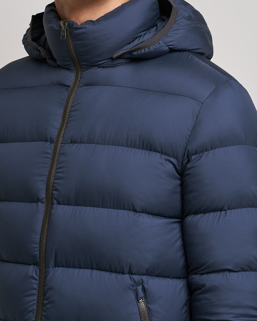 Homme | Manteaux Et Vestes | Herno | Matt Nylon Down Jacket Navy