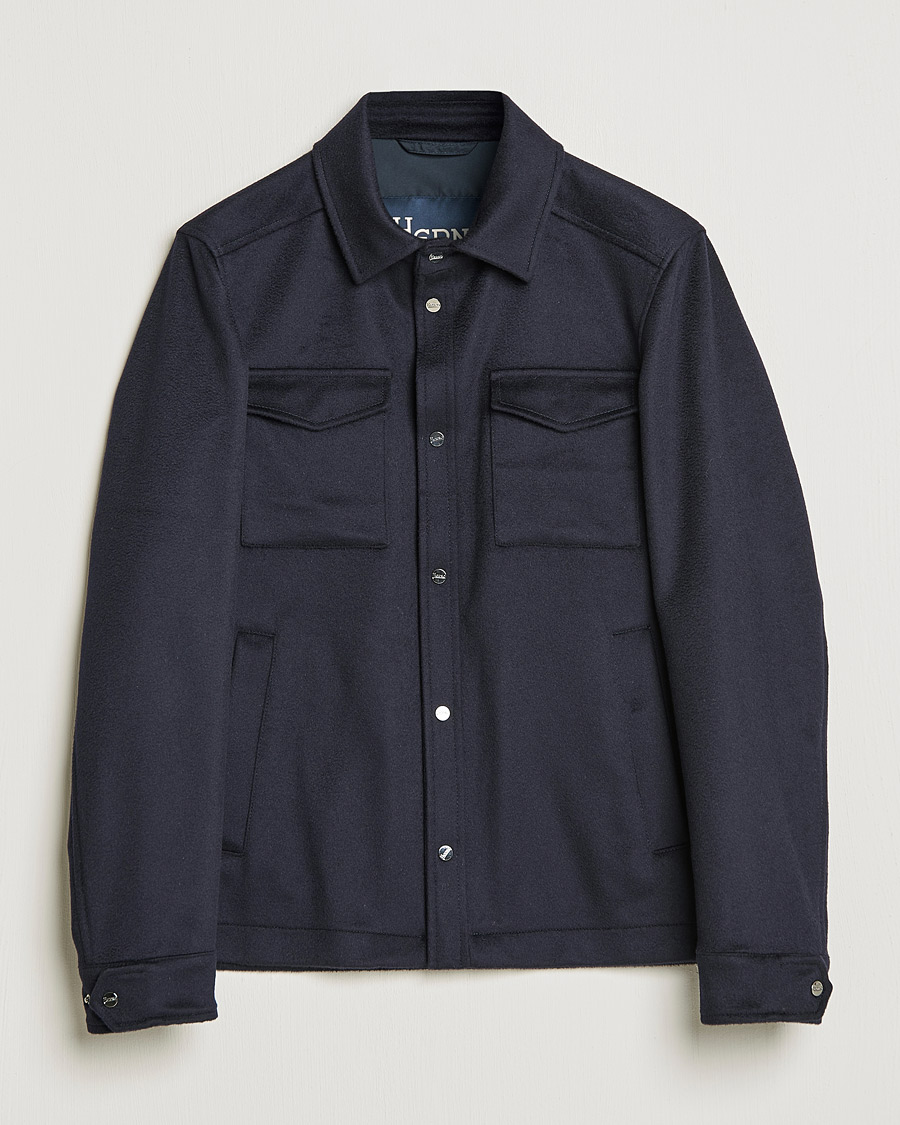 Homme | Manteaux Et Vestes | Herno | Cashmere Overshirt Navy