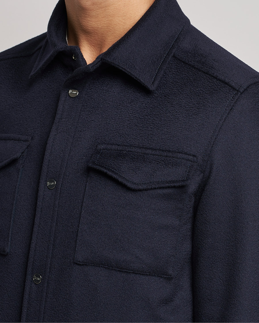 Homme | Manteaux Et Vestes | Herno | Cashmere Overshirt Navy