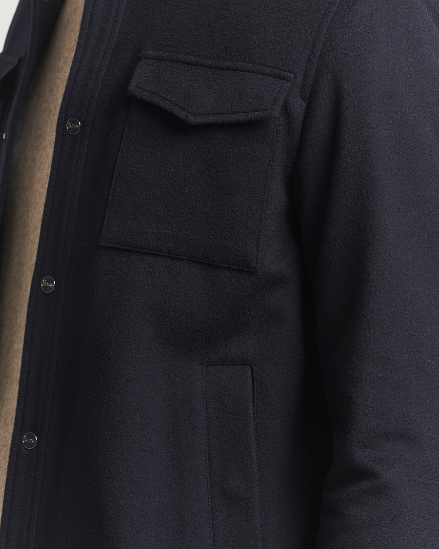 Homme | Manteaux Et Vestes | Herno | Cashmere Overshirt Navy