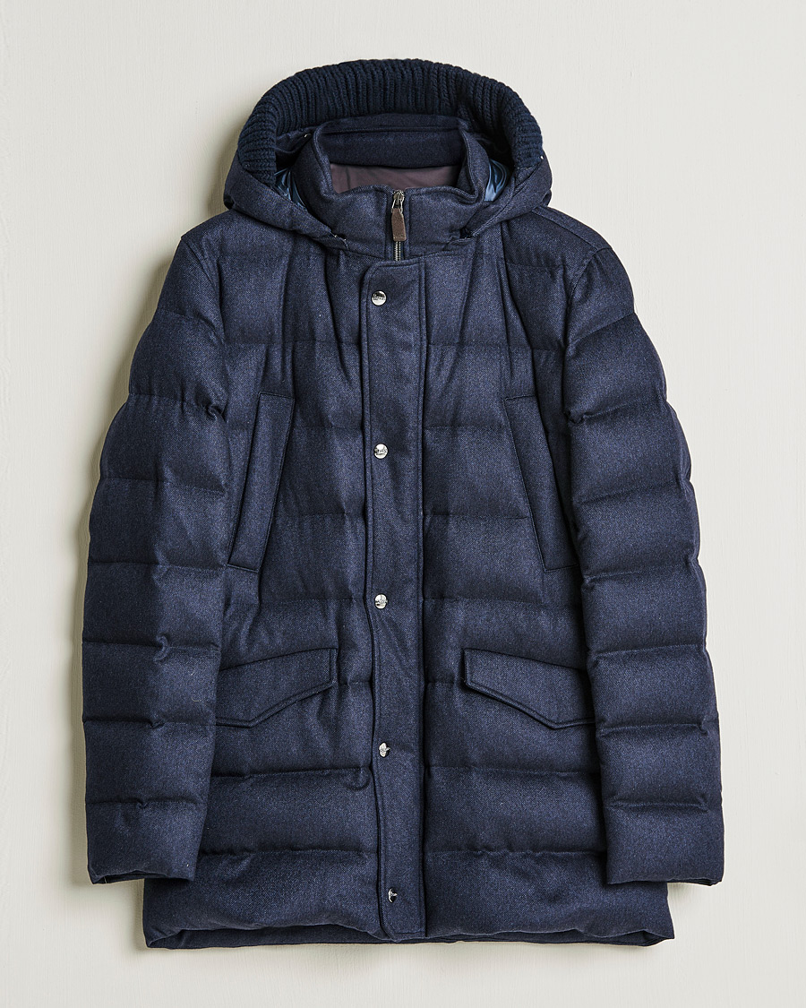 Homme | Manteaux Et Vestes | Herno | Cashmere Parka Navy