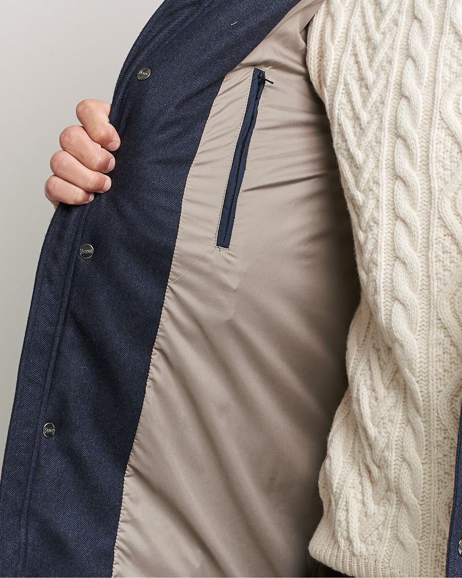 Homme | Manteaux Et Vestes | Herno | Cashmere Parka Navy