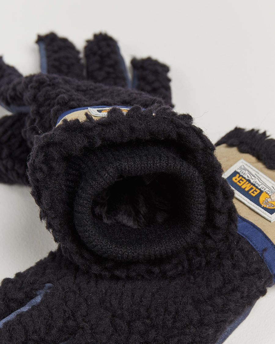 Heren | Elmer by Swany Sota Wool Teddy Gloves Black | Elmer by Swany | Sota Wool Teddy Gloves Black