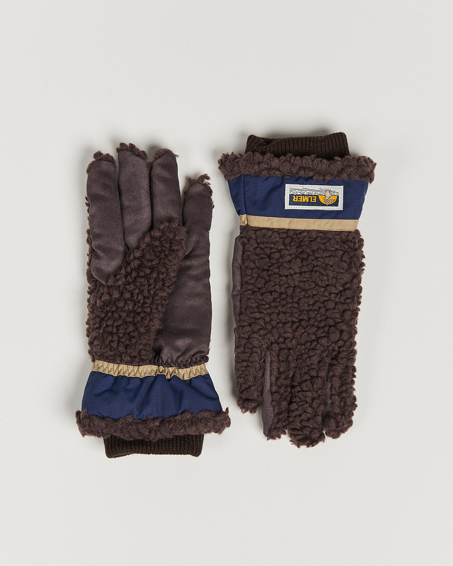Homme | Elmer by Swany Sota Wool Teddy Gloves Brown | Elmer by Swany | Sota Wool Teddy Gloves Brown