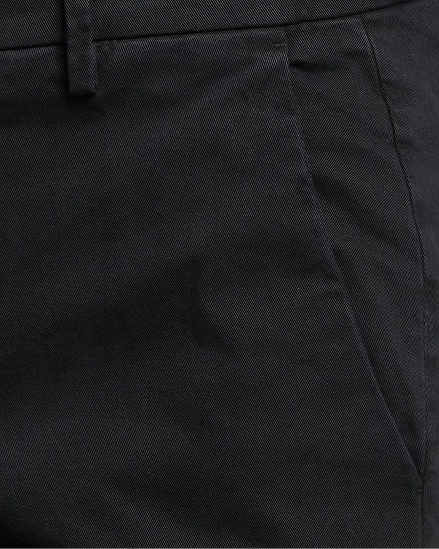 Heren | Broeken | Briglia 1949 | Slim Fit Cotton Stretch Chino Black