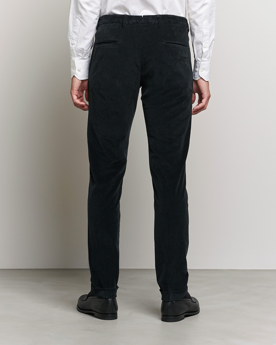 Heren | Broeken | Briglia 1949 | Slim Fit Corduroy Trousers Black
