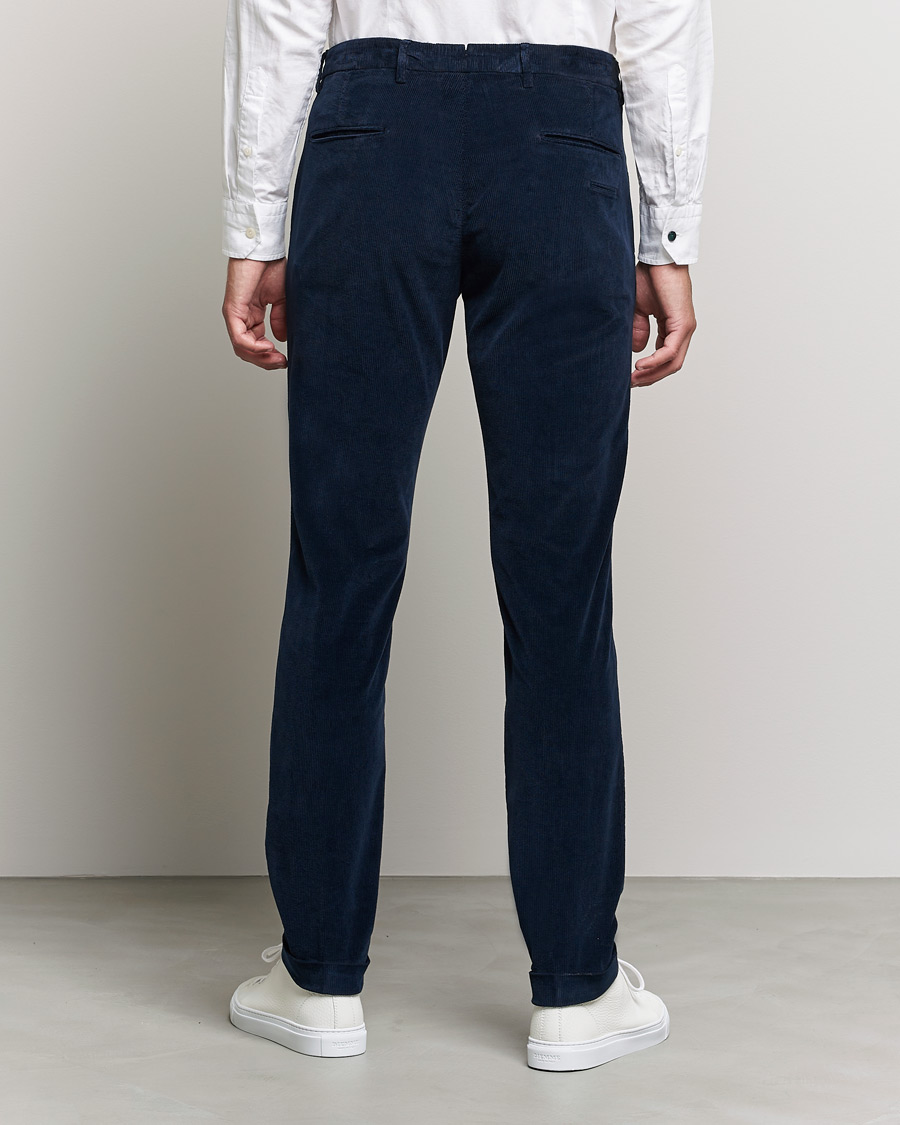 Homme | Pantalons | Briglia 1949 | Slim Fit Corduroy Trousers Navy