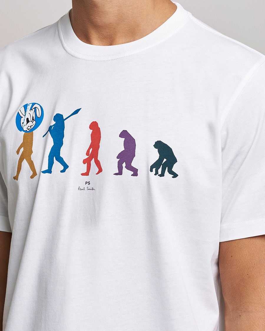 Heren | T-shirts | PS Paul Smith | Evolution Cotton T-Shirt White