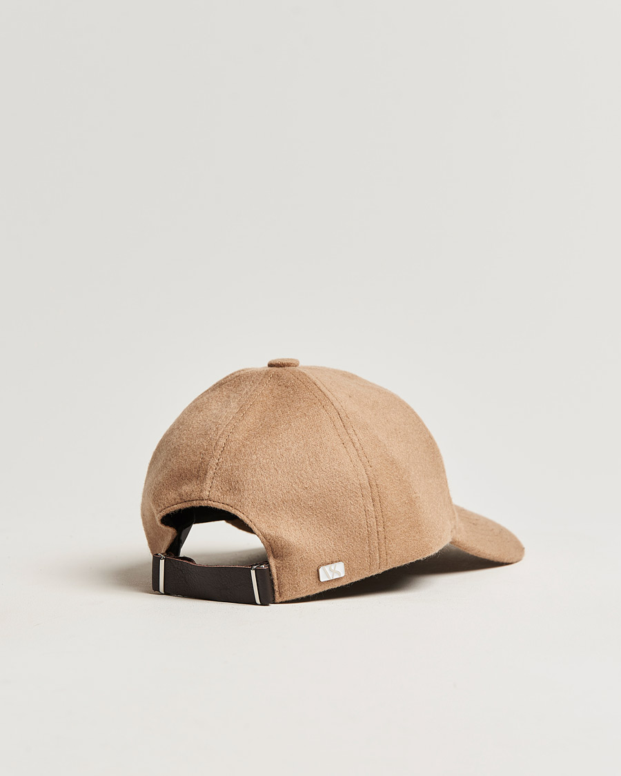 Homme | Bobs Et Casquettes | Varsity Headwear | Cashmere Soft Front Baseball Cap Camel
