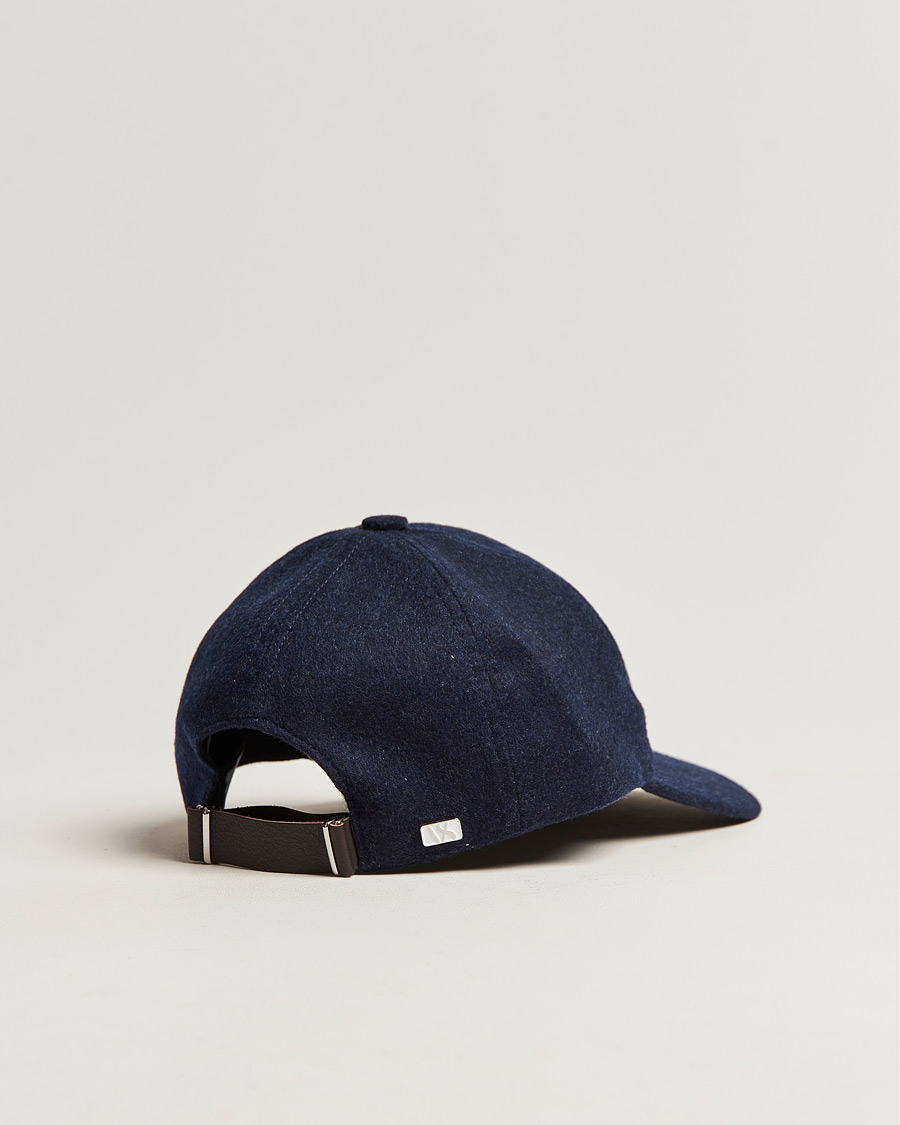 Homme | Bobs Et Casquettes | Varsity Headwear | Cashmere Soft Front Baseball Cap Royal Blue
