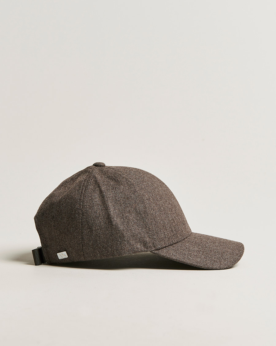 Heren | Varsity Headwear Flannel Baseball Cap Taupe Brown | Varsity Headwear | Flannel Baseball Cap Taupe Brown