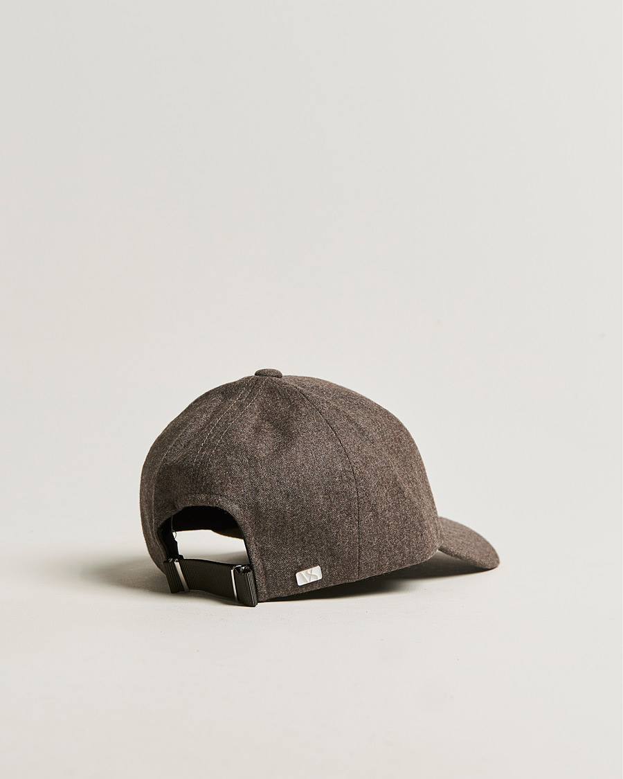 Heren | Varsity Headwear Flannel Baseball Cap Taupe Brown | Varsity Headwear | Flannel Baseball Cap Taupe Brown