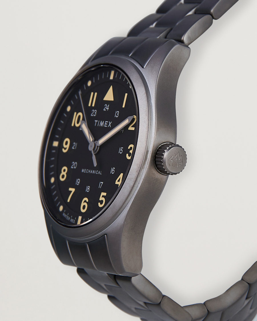 Homme | Timex Field Post Mechanical Watch 38mm Gunmetal Finish | Timex | Field Post Mechanical Watch 38mm Gunmetal Finish