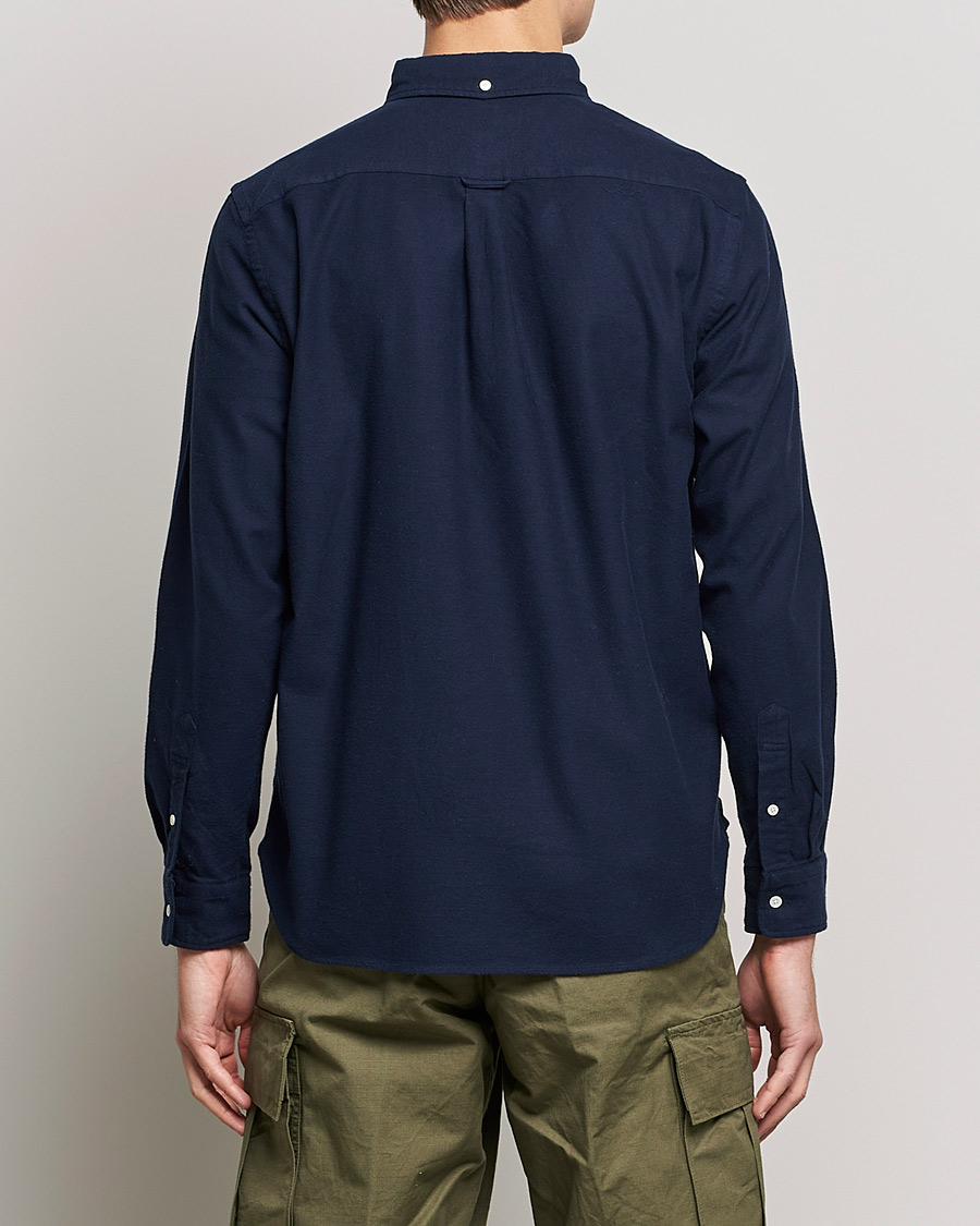Homme | Chemises | BEAMS PLUS | Flannel Button Down Shirt Navy