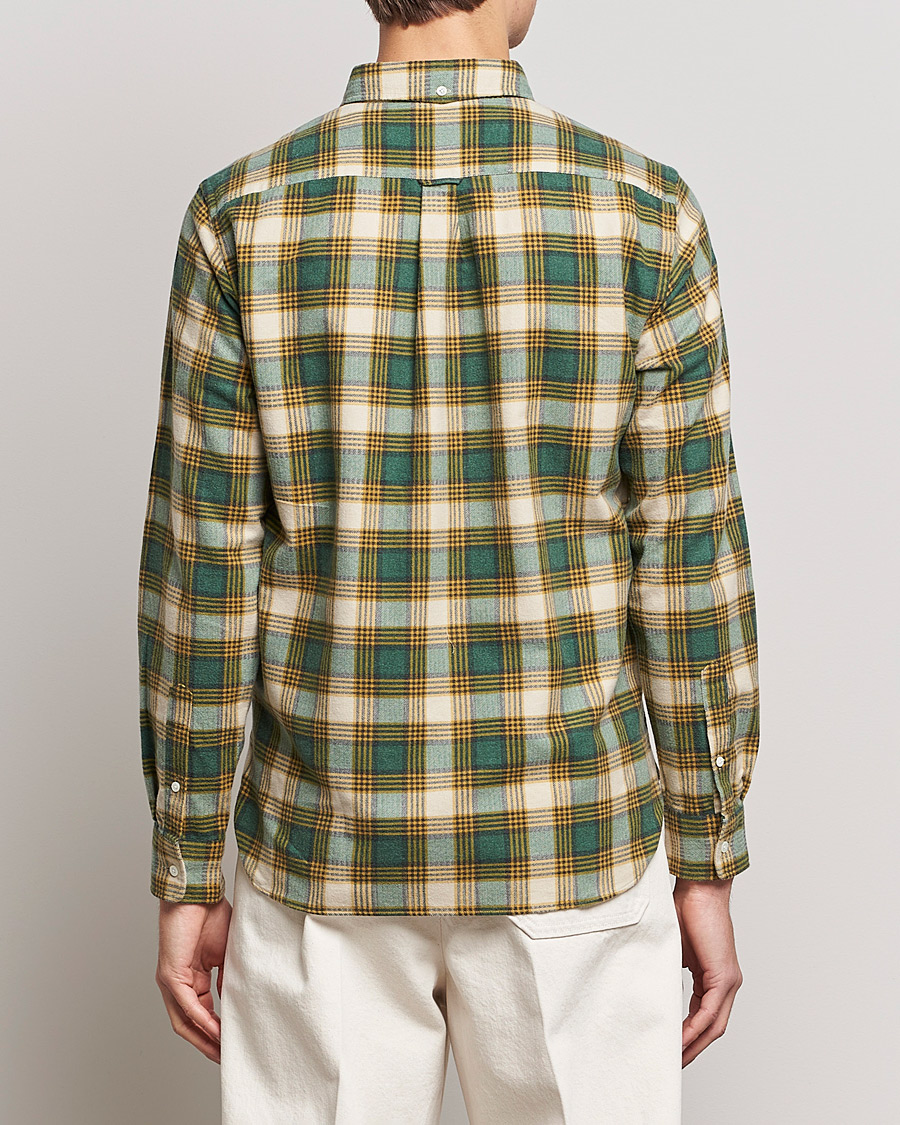 Homme | Chemises | BEAMS PLUS | Flannel Button Down Shirt Green Check