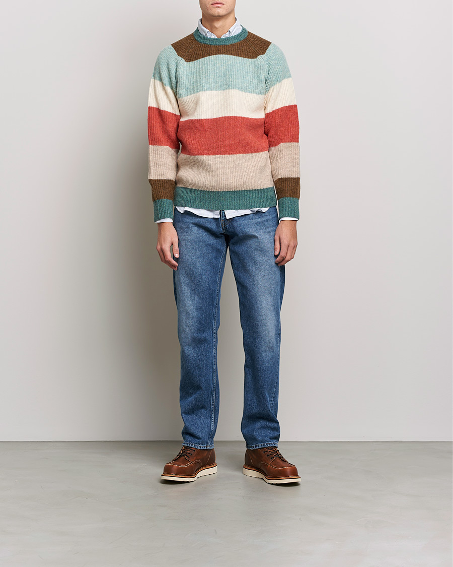 Homme | Pulls Et Tricots | BEAMS PLUS | Block Stripe Sweater Multi Stripe