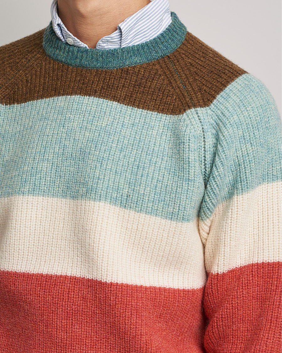 Homme | Pulls Et Tricots | BEAMS PLUS | Block Stripe Sweater Multi Stripe