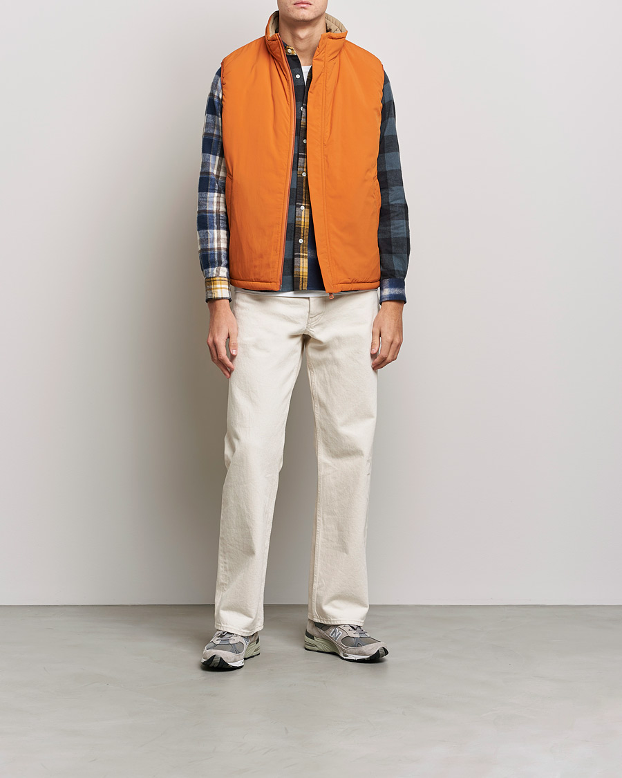 Homme | Manteaux Et Vestes | BEAMS PLUS | MIL Puffer Vest Orange