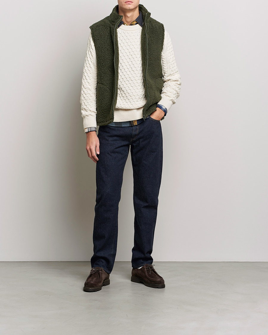 Homme | Manteaux Et Vestes | BEAMS PLUS | Boa Fleece Vest Forest Green