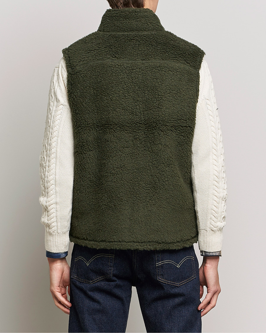 Homme | Manteaux Et Vestes | BEAMS PLUS | Boa Fleece Vest Forest Green