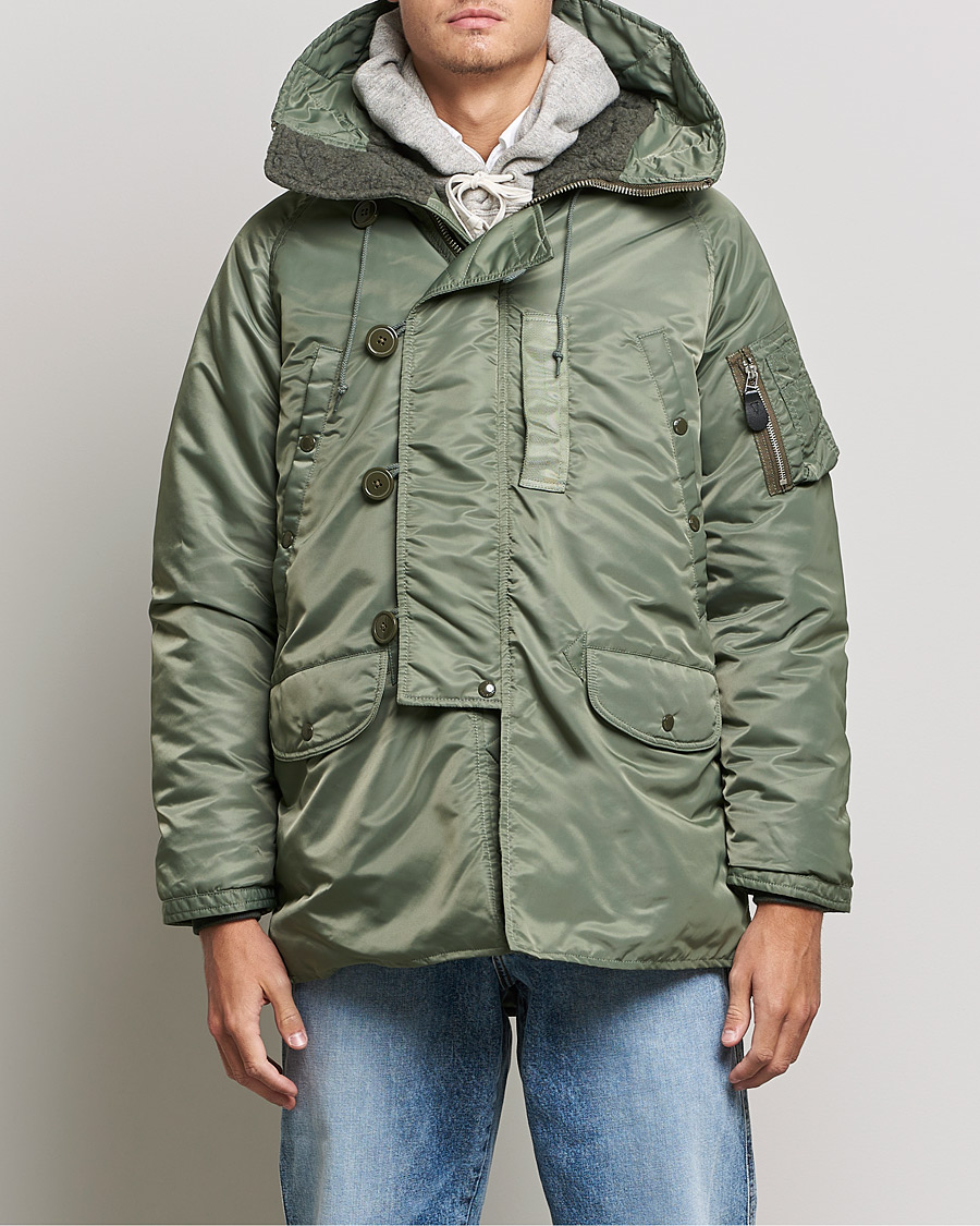 Heren | Jassen | BEAMS PLUS | MIL Type N-3B Parka Sage
