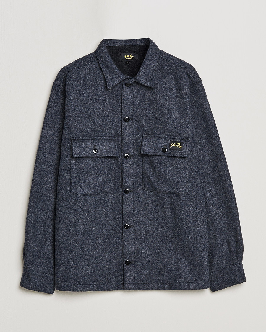 Heren | Overhemden | Stan Ray | CPO Wool Overshirt Mid Grey
