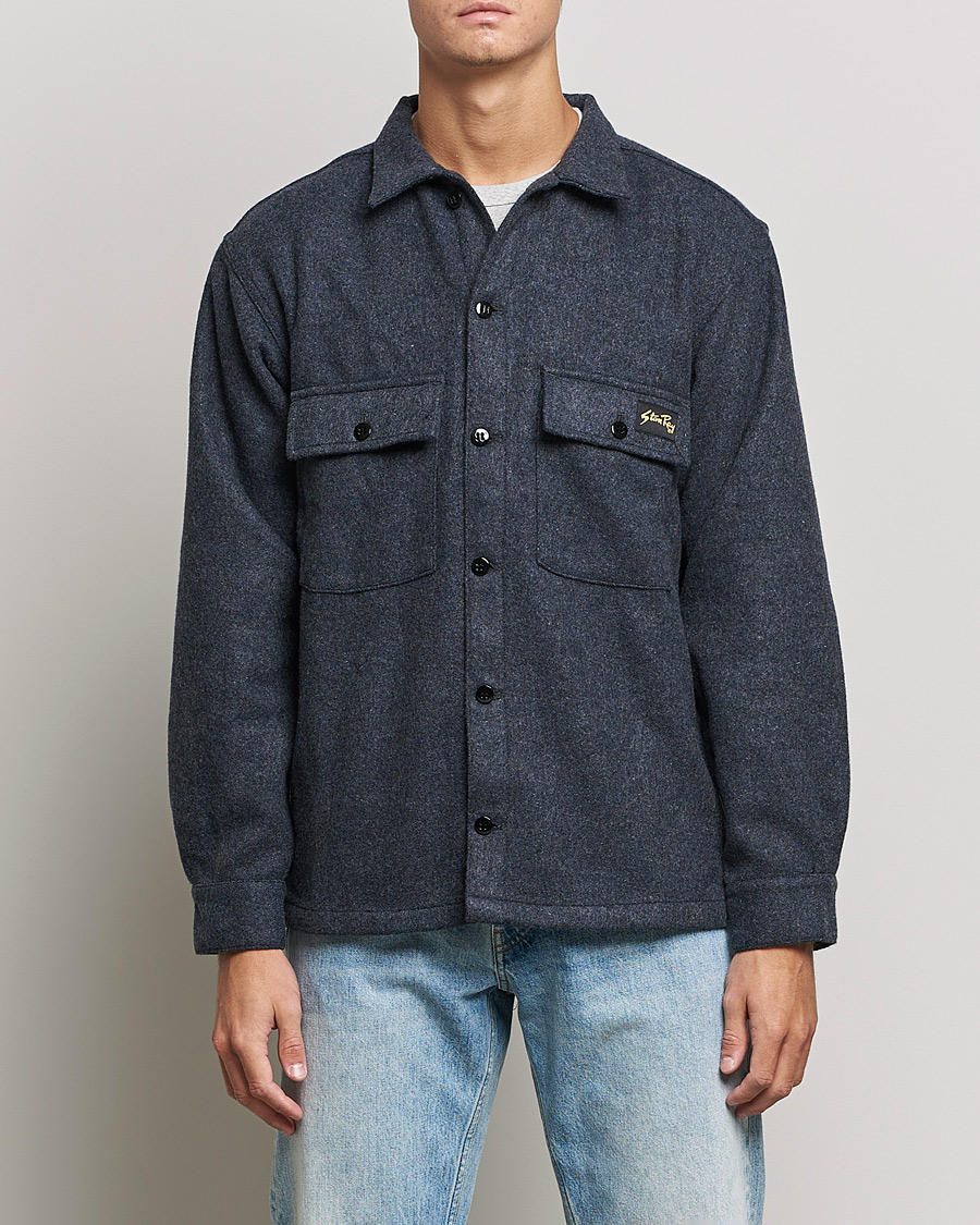 Heren | Overhemden | Stan Ray | CPO Wool Overshirt Mid Grey