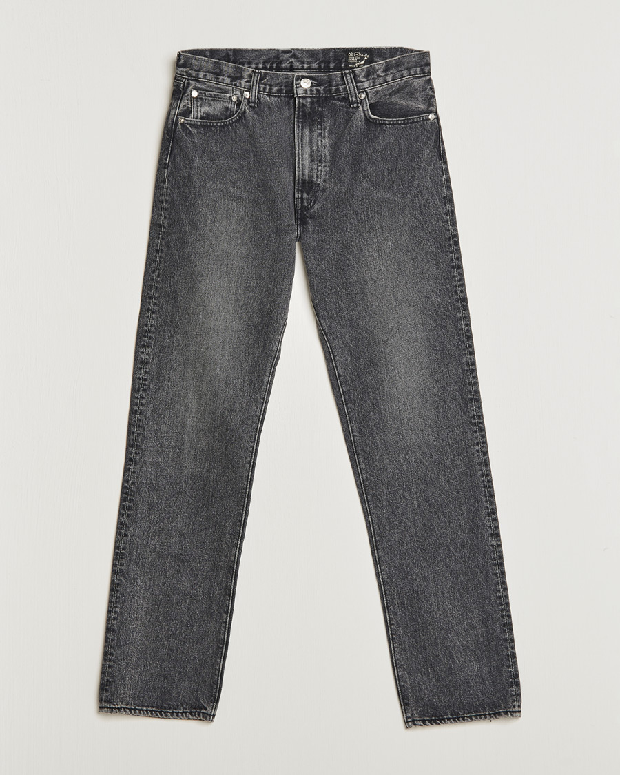 Homme | Jeans | orSlow | Tapered Fit 107 Jeans Black Stone Wash