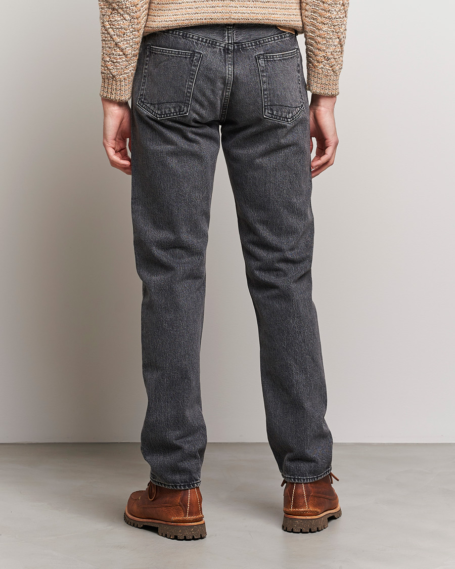 Homme | Jeans | orSlow | Tapered Fit 107 Jeans Black Stone Wash