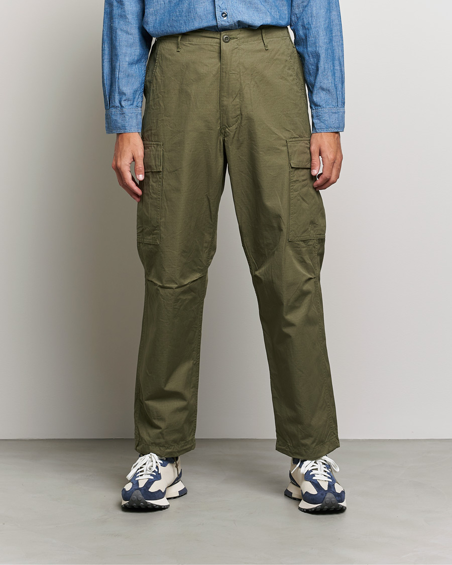 Homme | Pantalons | orSlow | Vintage Fit 6 Pocket Cargo Pants Army Green