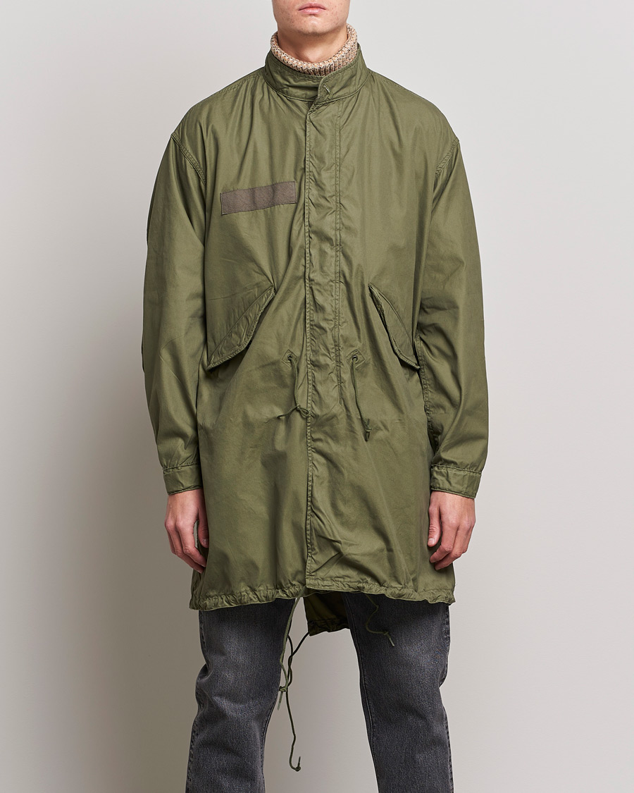 Heren | Jassen | orSlow | M-65 Fishtail Coat Army Green