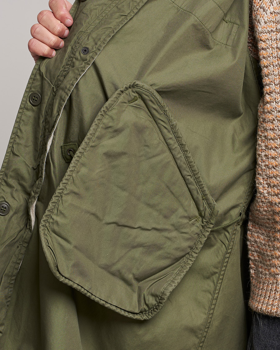 Heren | Jassen | orSlow | M-65 Fishtail Coat Army Green