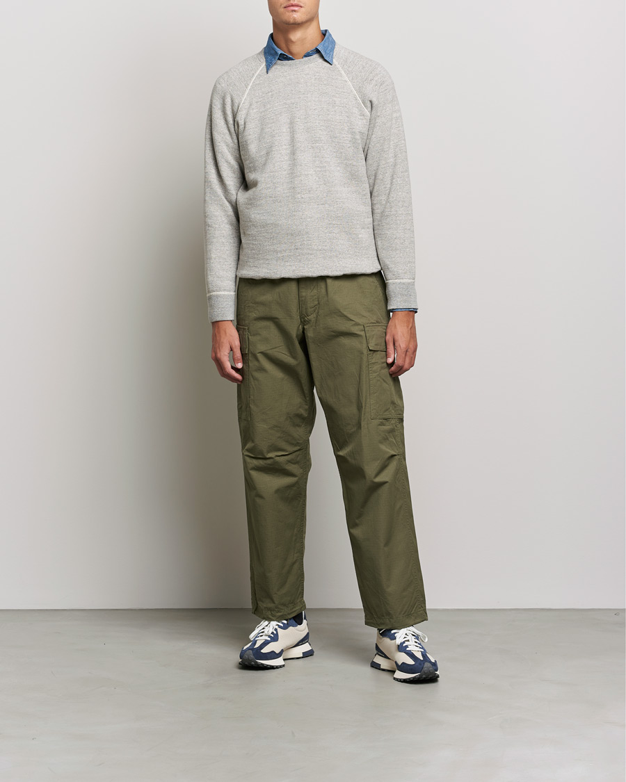 Homme | Pulls Et Tricots | orSlow | Loop Wheel Sweatshirt Heather Grey
