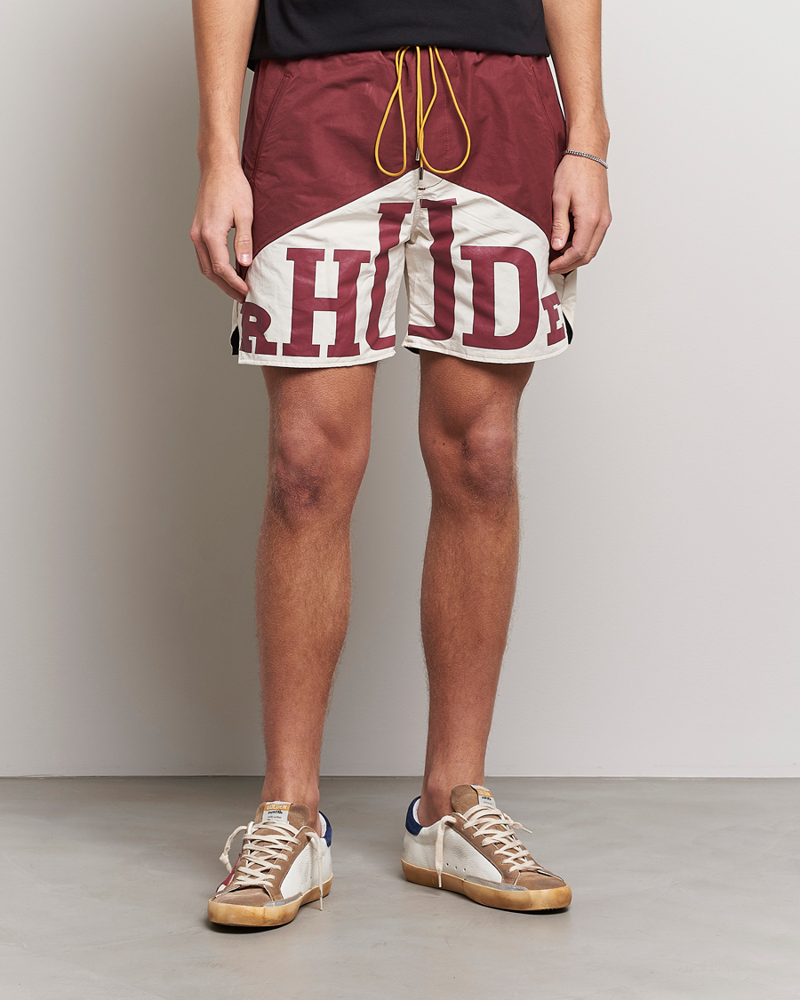 Heren | Korte broek | Rhude | Yachting Shorts Red/White