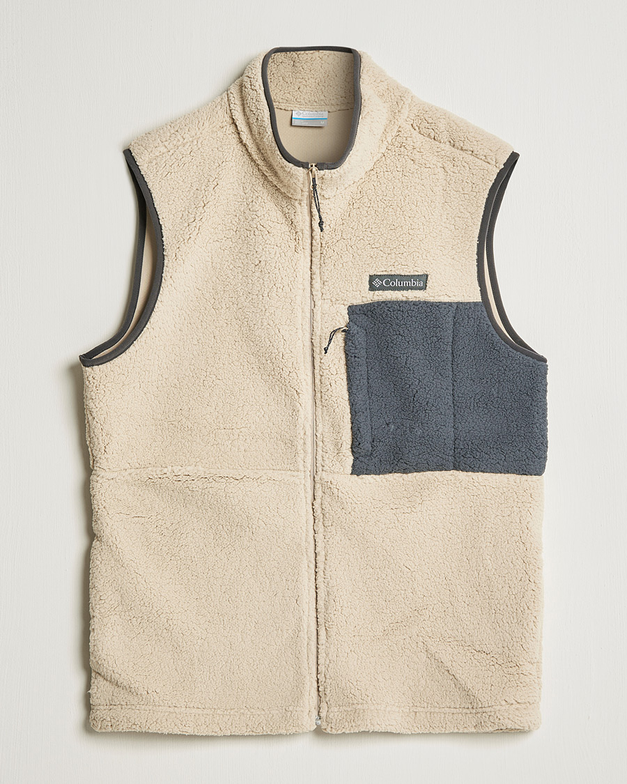Homme | Pulls Et Tricots | Columbia | Mountainside Heavyweight Fleece Vest Ancient Fossil