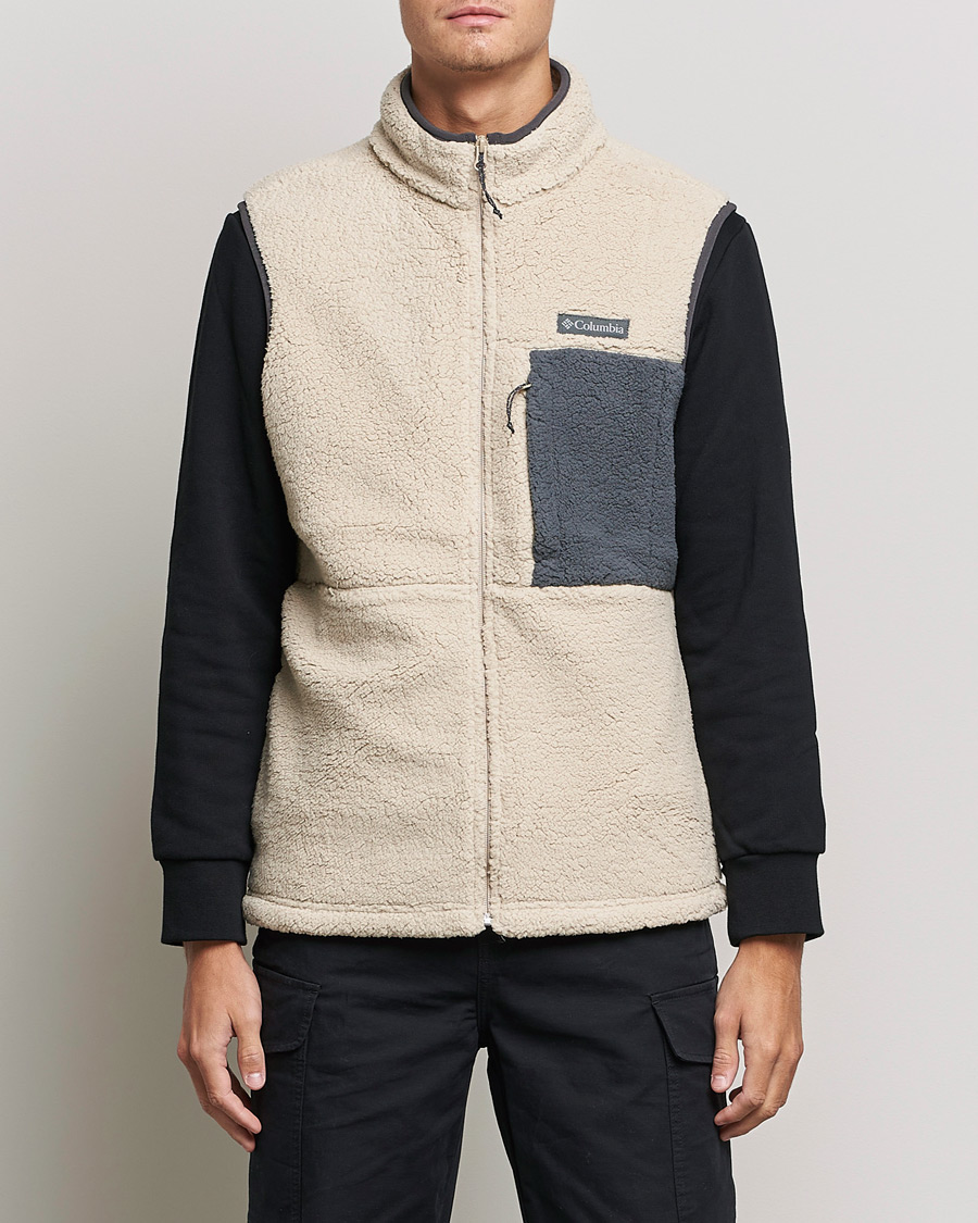 Homme | Pulls Et Tricots | Columbia | Mountainside Heavyweight Fleece Vest Ancient Fossil