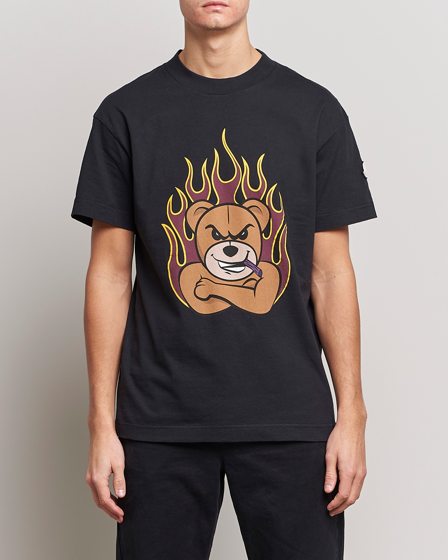 Heren | T-shirts | Moncler Genius | 8 Palm Angels Bear Motif T-Shirt Black
