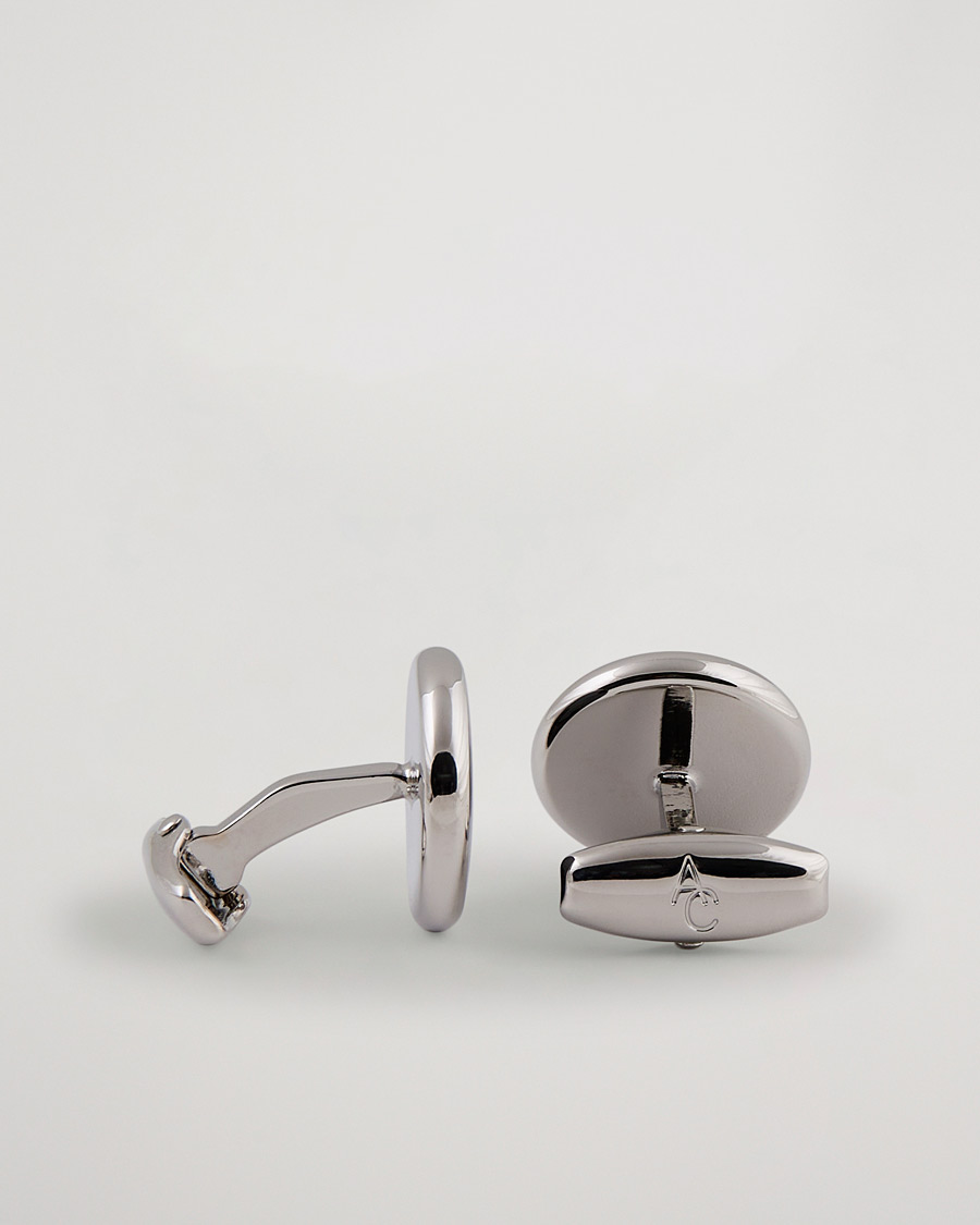 Heren | Manchetknopen | Amanda Christensen | Cufflink & Shirt Studs Set Black/Silver