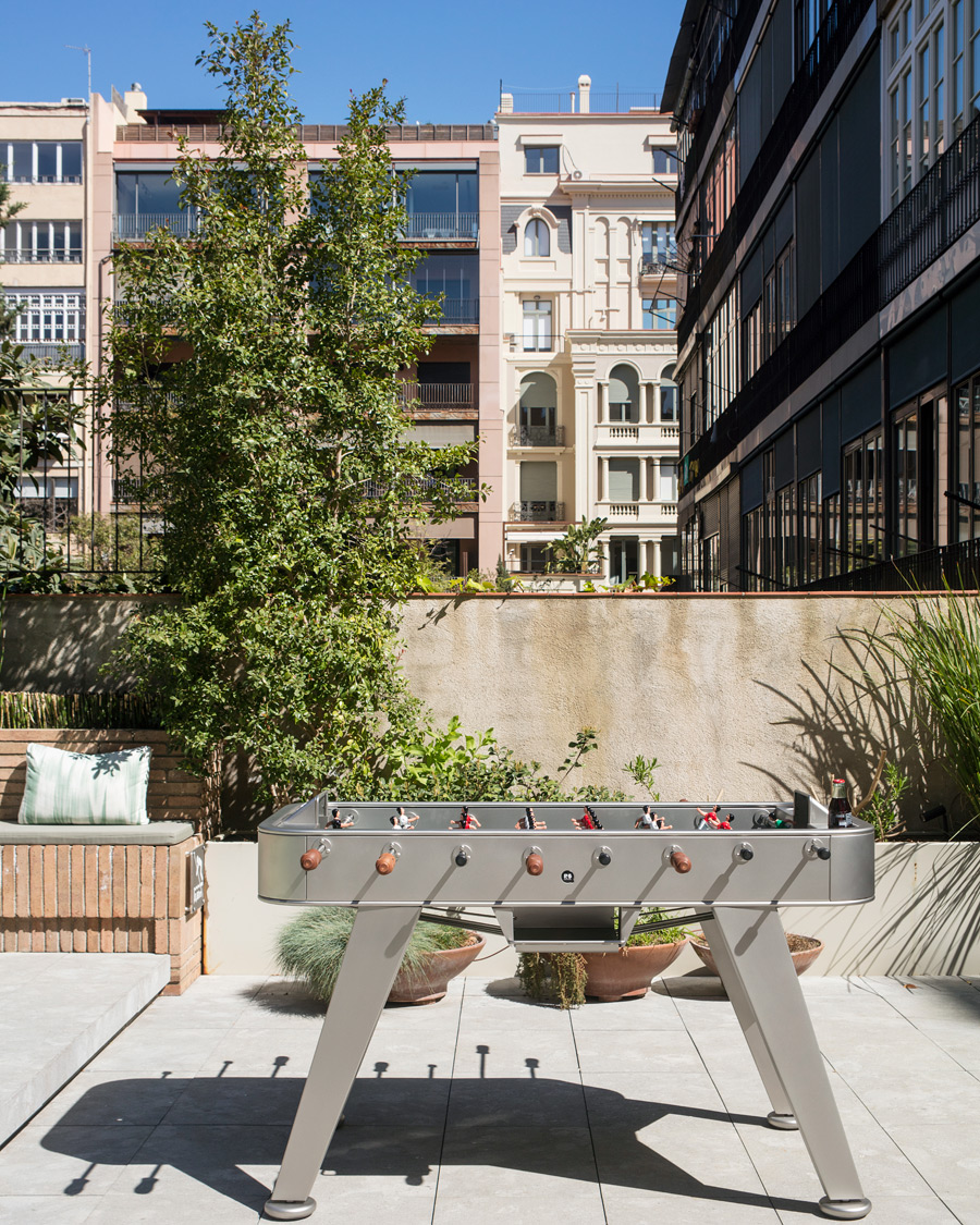 Heren | Connaisseur | RS Barcelona | RS 2 Outdoor Steel Football Table Inox