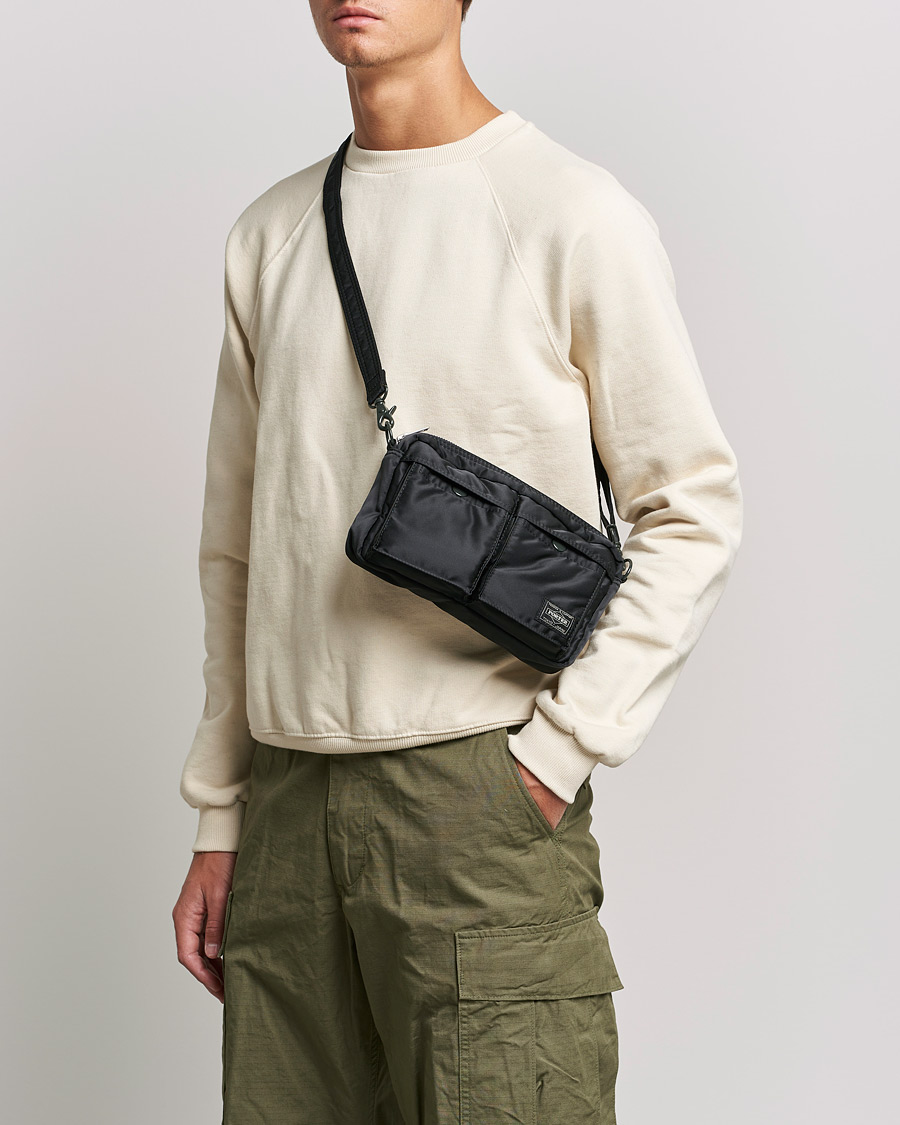 Homme | Porter-Yoshida & Co. Tanker Small Shoulder Bag Black | Porter-Yoshida & Co. | Tanker Small Shoulder Bag Black