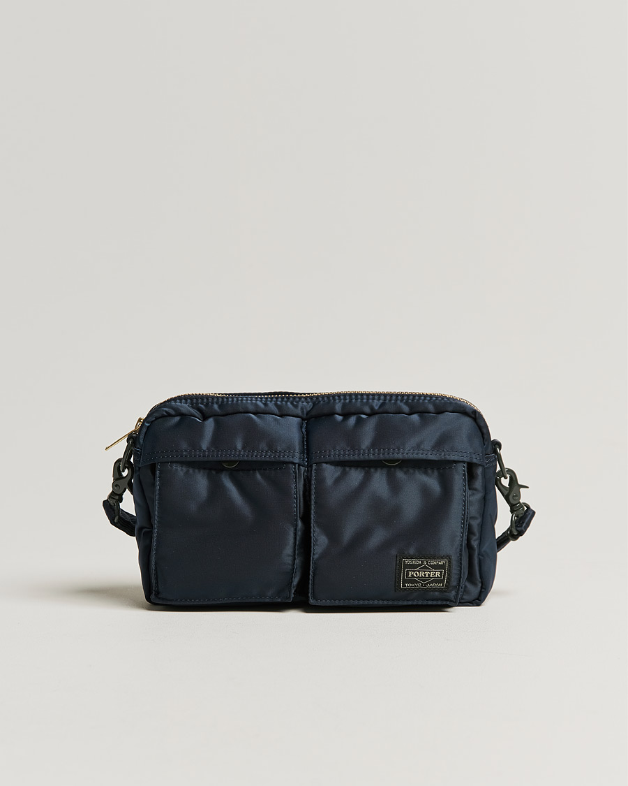 Homme | Porter-Yoshida & Co. Tanker Small Shoulder Bag Iron Blue | Porter-Yoshida & Co. | Tanker Small Shoulder Bag Iron Blue