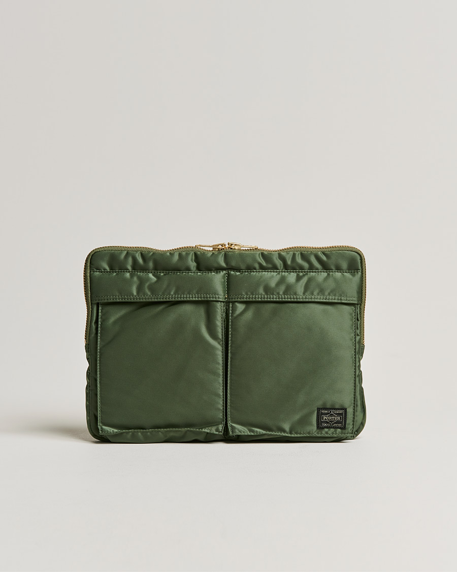 Homme | Porter-Yoshida & Co. Tanker Document Case Sage Green | Porter-Yoshida & Co. | Tanker Document Case Sage Green