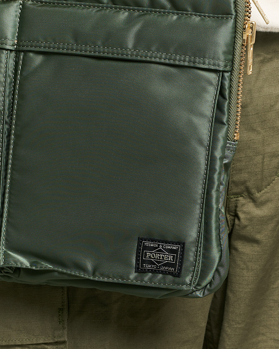 Homme | Porter-Yoshida & Co. Tanker Document Case Sage Green | Porter-Yoshida & Co. | Tanker Document Case Sage Green