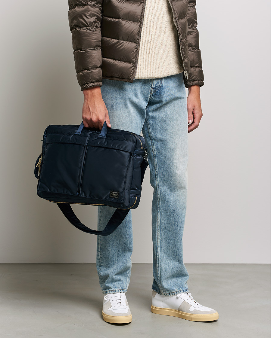 Homme | Porter-Yoshida & Co. Tanker 3Way Briefcase Iron Blue | Porter-Yoshida & Co. | Tanker 3Way Briefcase Iron Blue