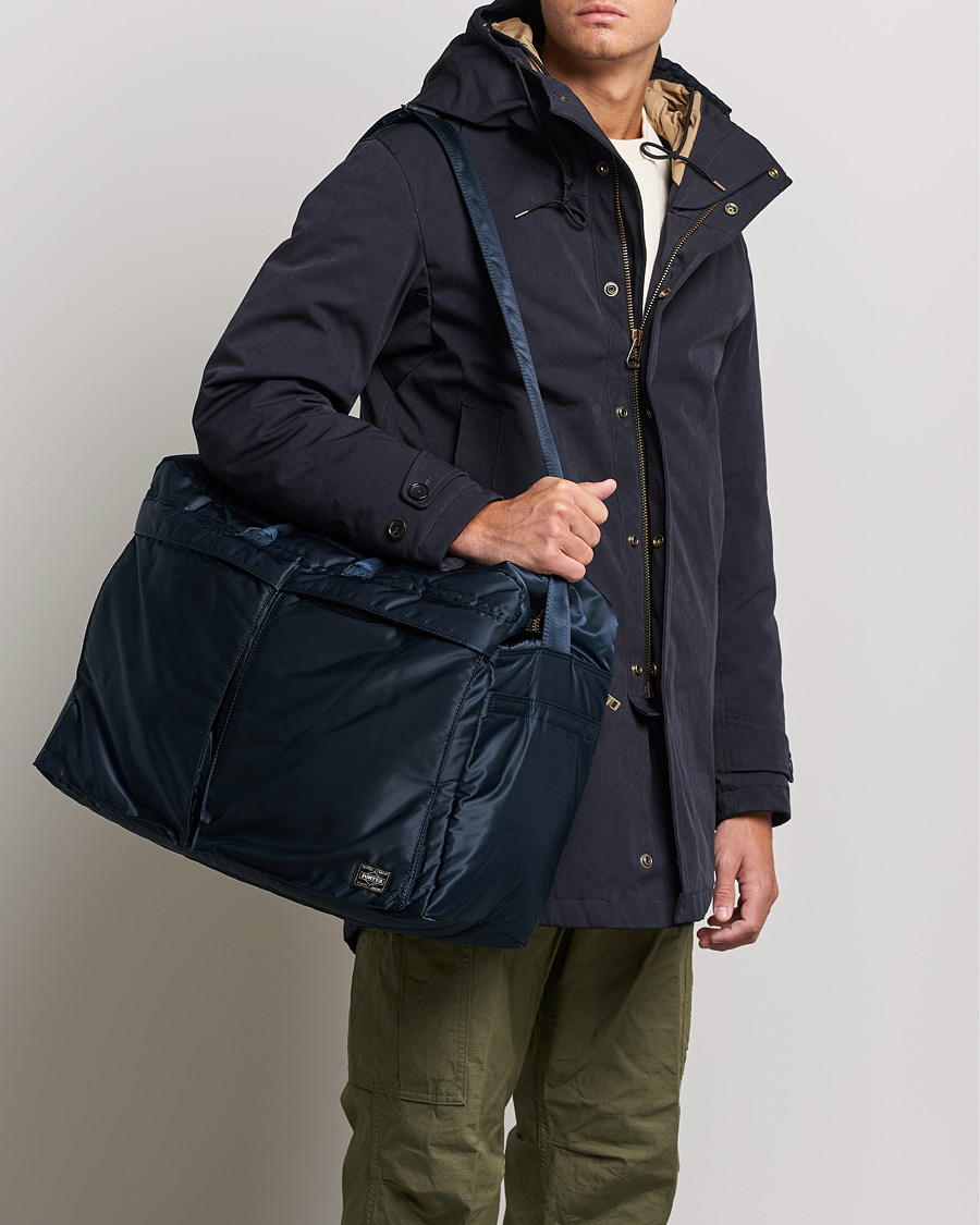 Homme | Porter-Yoshida & Co. Tanker 2Way Boston Weekender Iron Blue | Porter-Yoshida & Co. | Tanker 2Way Boston Weekender Iron Blue
