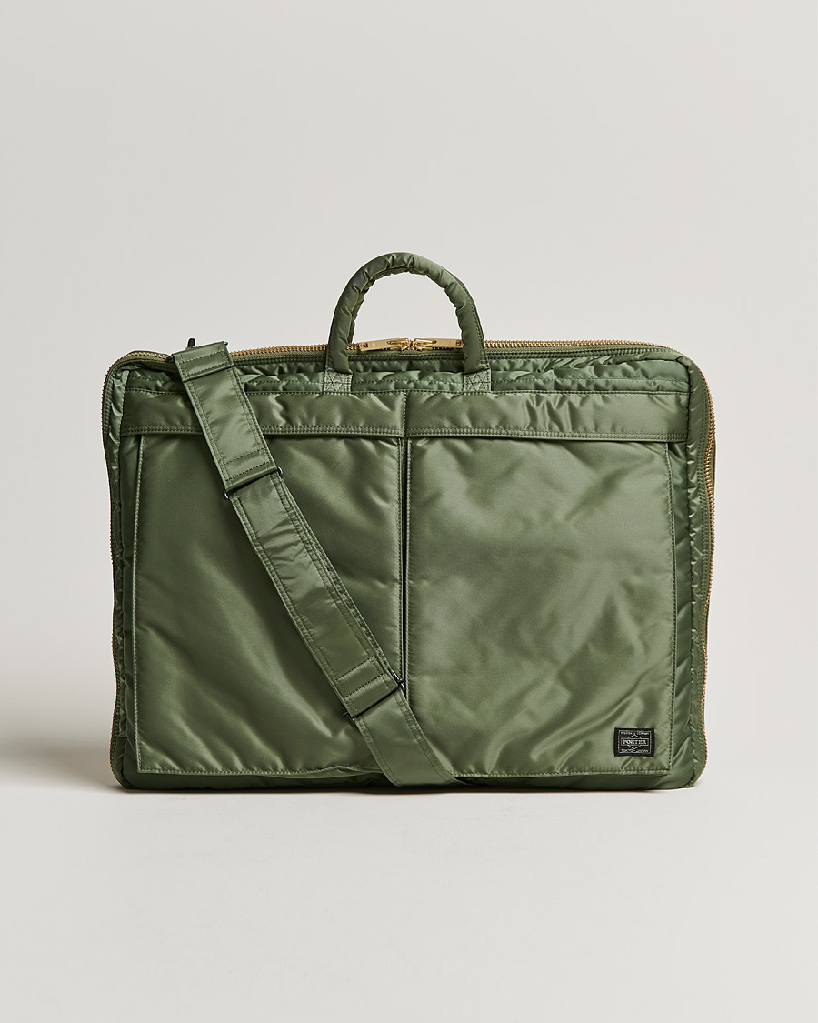 Homme | Porter-Yoshida & Co. Tanker Garment Bag Sage Green | Porter-Yoshida & Co. | Tanker Garment Bag Sage Green