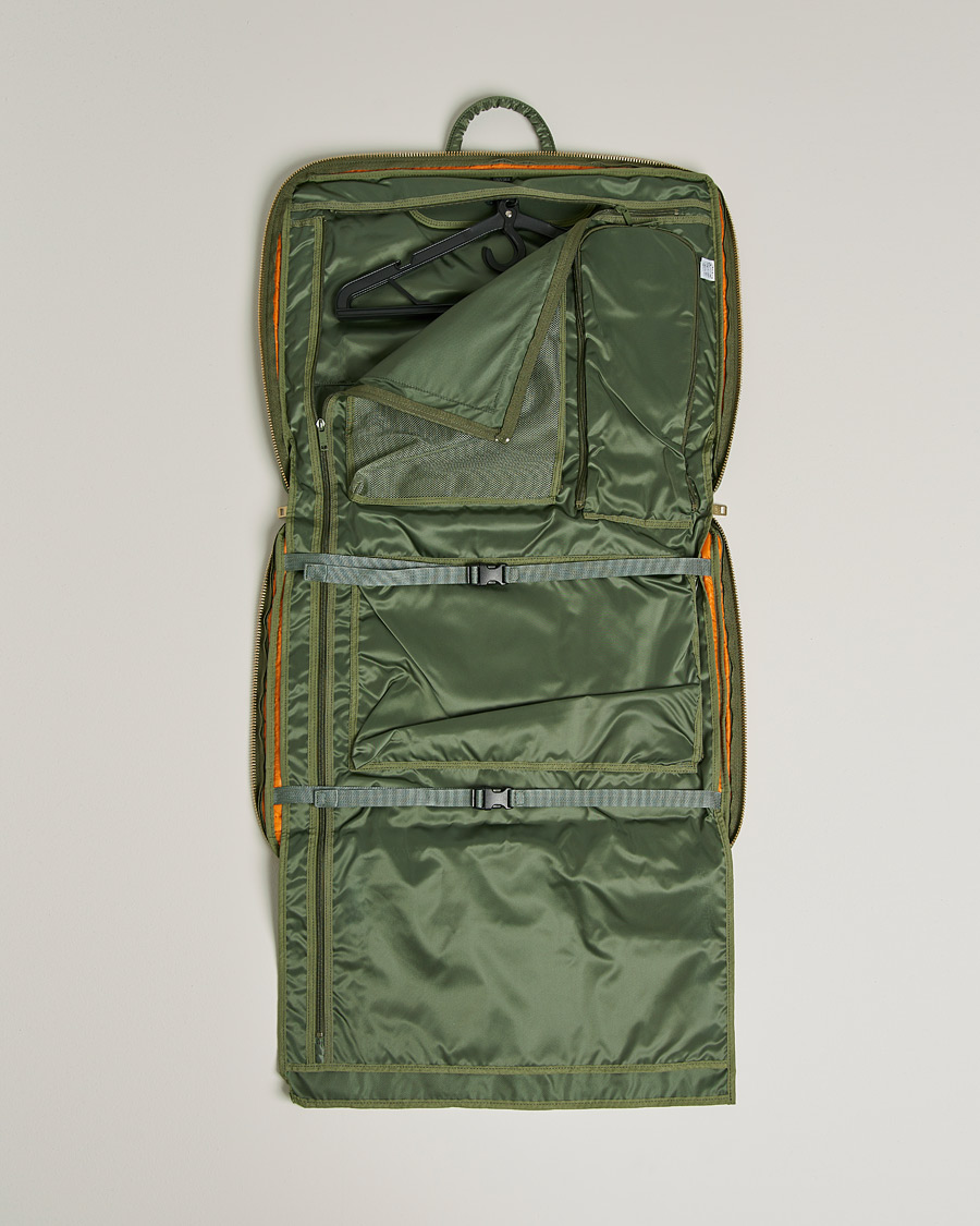 Homme | Porter-Yoshida & Co. Tanker Garment Bag Sage Green | Porter-Yoshida & Co. | Tanker Garment Bag Sage Green