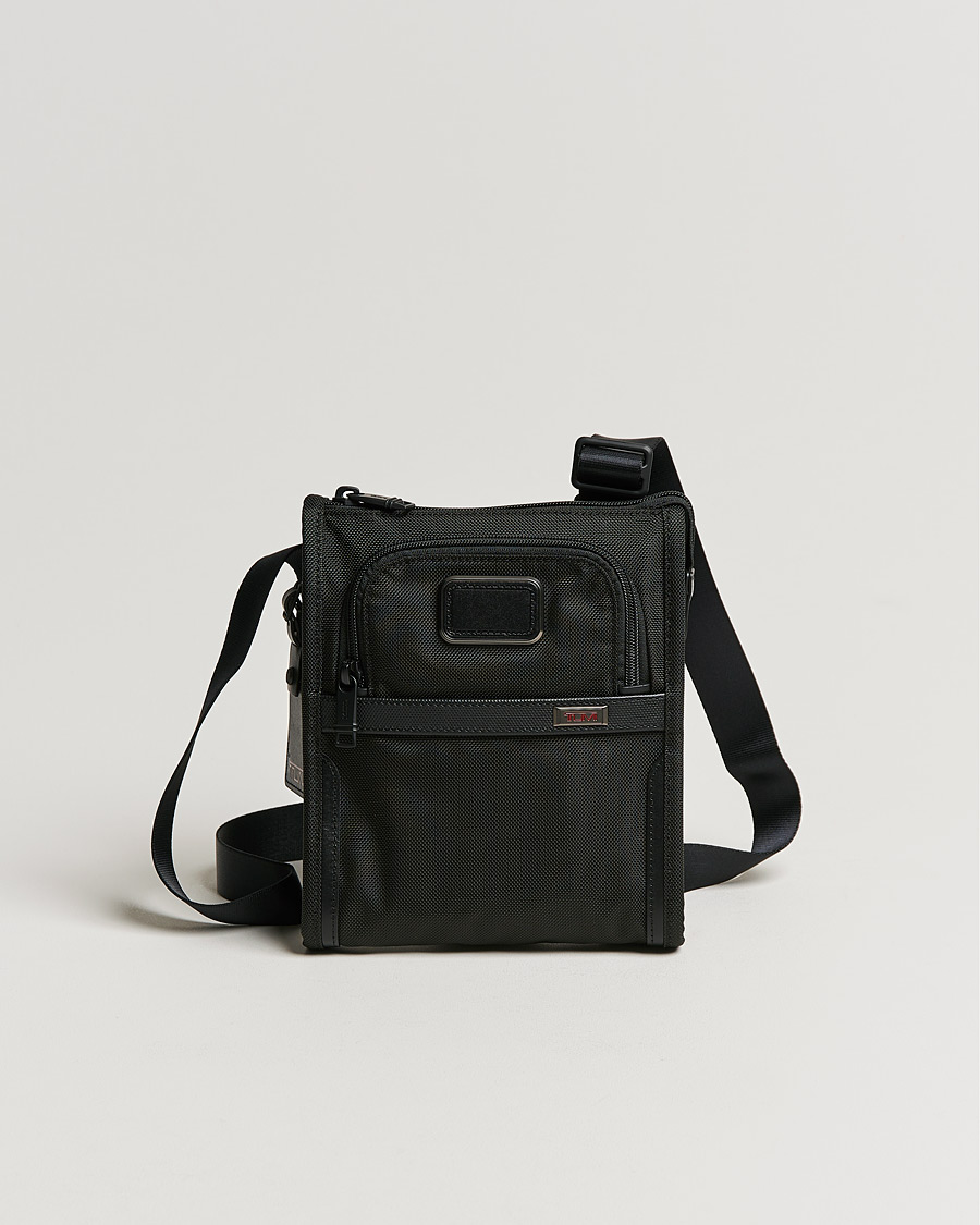 Homme | TUMI Alpha 3 Pocket Small Crossbody Bag Black | TUMI | Alpha 3 Pocket Small Crossbody Bag Black