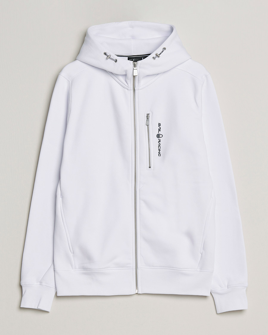 Heren | Truien | Sail Racing | Bowman Full Zip Hoodie White